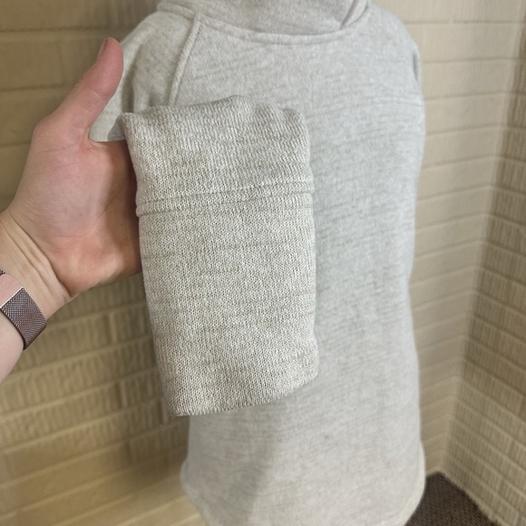 PrAna WOMEN'S TRI THERMAL Sweater TUNIC IN DREAMDUST SZ S SMALL Knit Cowl Neck - Picture 5 of 9